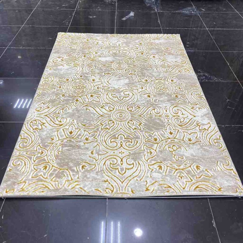 سجاد تركي سفير 160 بيج و ذهبي