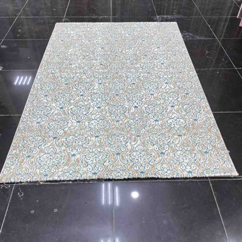 سجاد تركي سفير157 بيج و سماوي