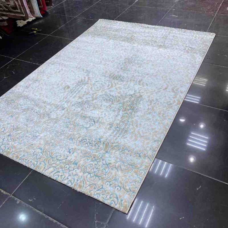 سجاد تركي سفير157 بيج و سماوي