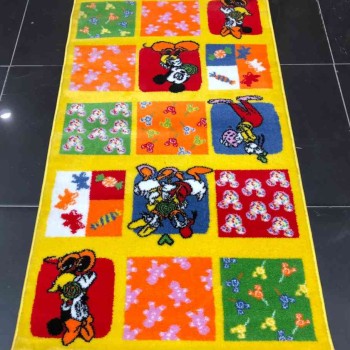 سجاد تركي اطفال اصفر  80*150