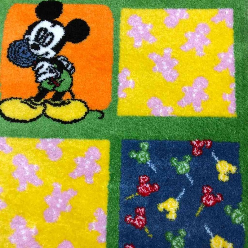 سجاد تركي اطفال اخضر 80*150