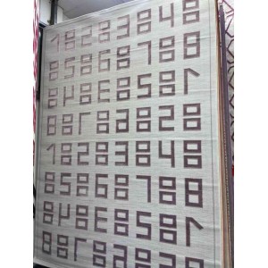 سجاد تركي مخفض درجه اولا لون رصاصي مع موف مقاس 350*250