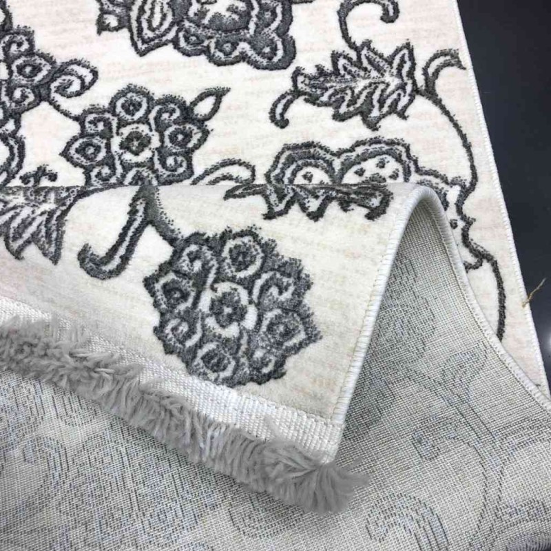 سجاد تركي لوكسوري 43 كريم رصاصي  80*150