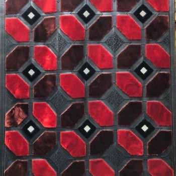 سجاد جلد صيني احمر 150*220