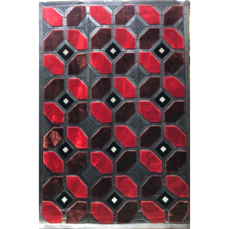 سجاد جلد صيني احمر 150*220