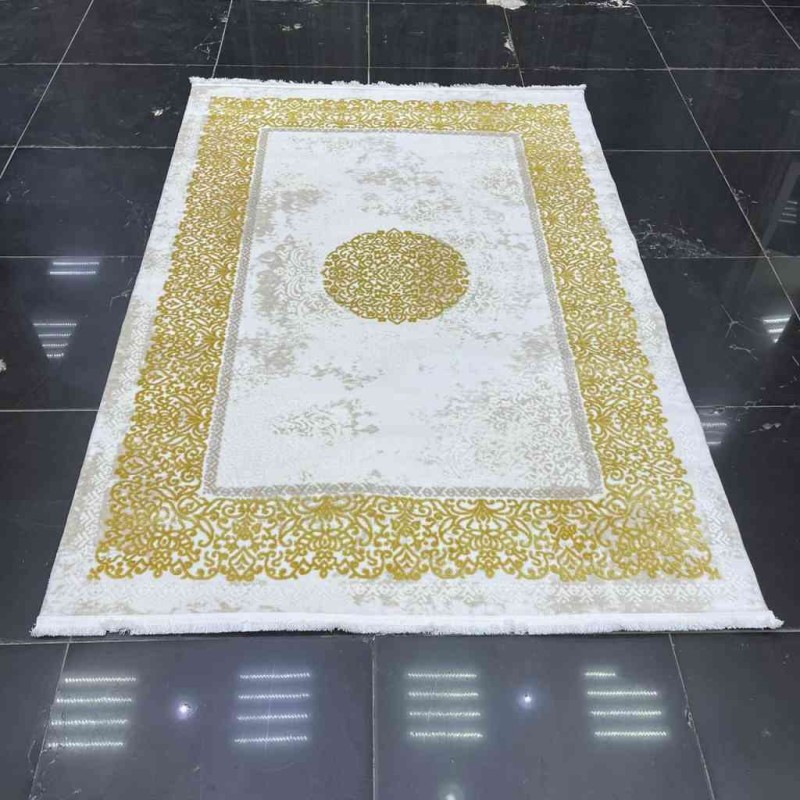 سجاد فكتوريا تركي 9197 لون ذهبي مقاس 100*200