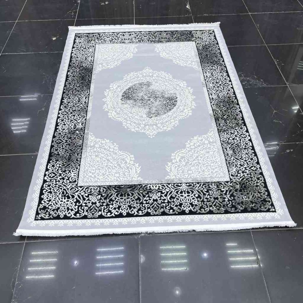 سجاد فكتوريا تركي 9197 لون اسود مقاس 100*200