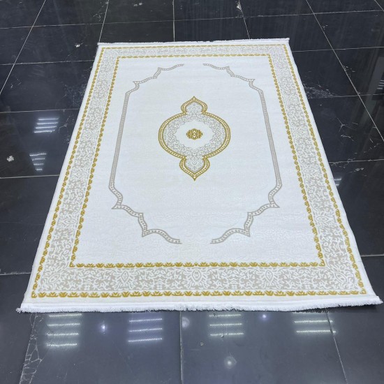 سجاد فكتوريا تركي 9196 لون ذهبي مقاس 250*350