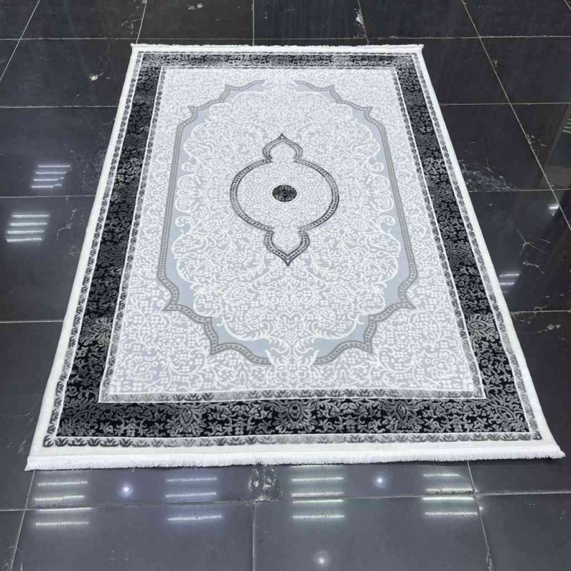 سجاد فكتوريا تركي 9196 لون اسود مقاس 100*300