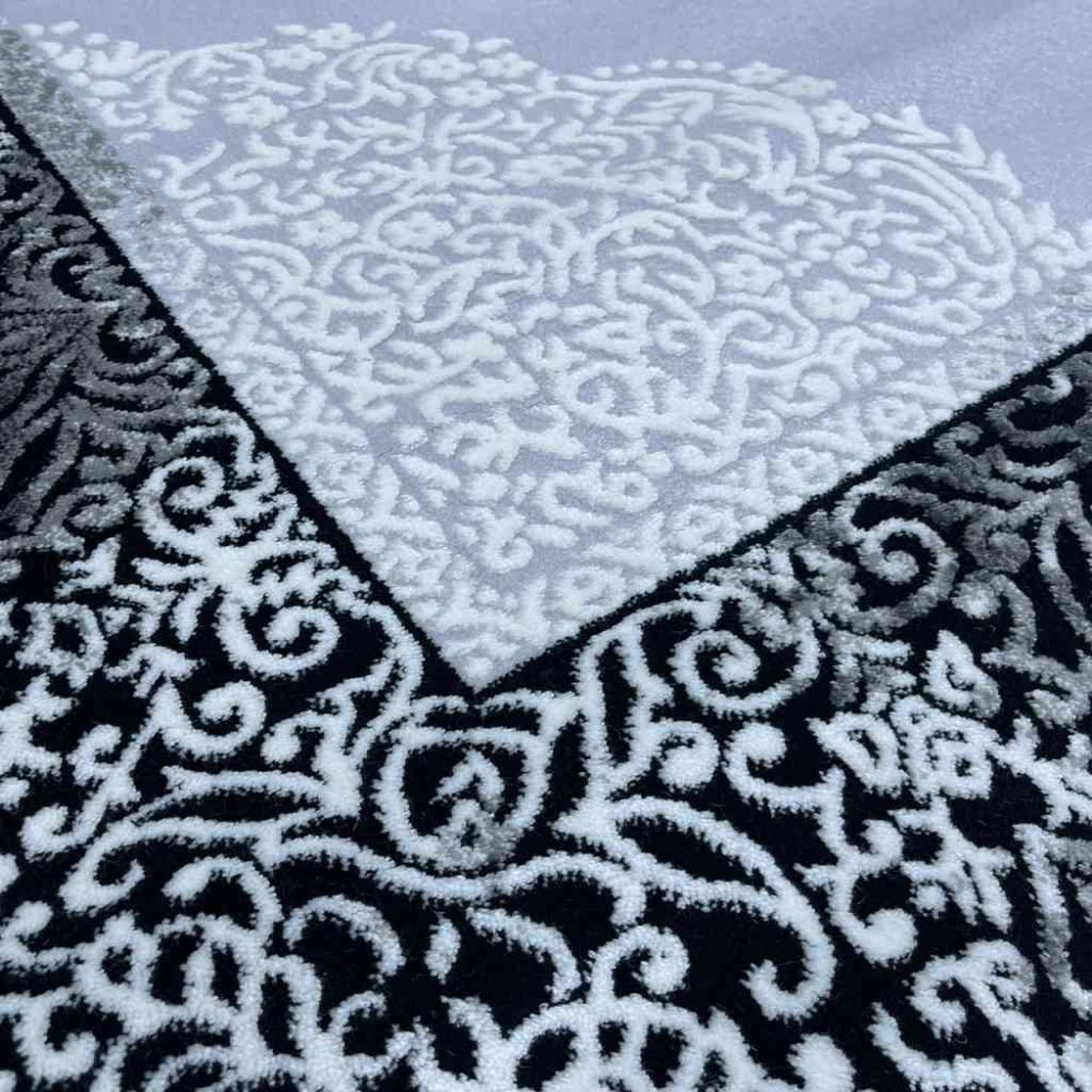 سجاد فكتوريا تركي 9197 لون اسود مقاس 100*300