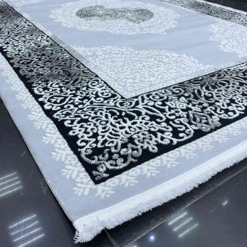 سجاد فكتوريا تركي 9197 لون اسود مقاس 100*300