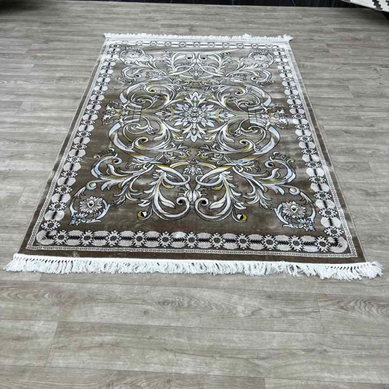 سجاد تركي نقشه فرنسي 100 بني مقاس 400*500