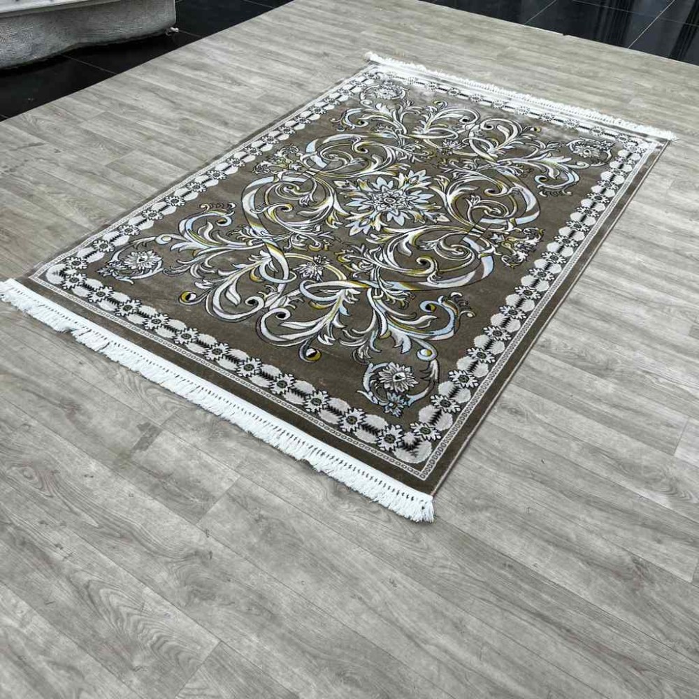 سجاد تركي نقشه فرنسي 100 بني مقاس 400*500