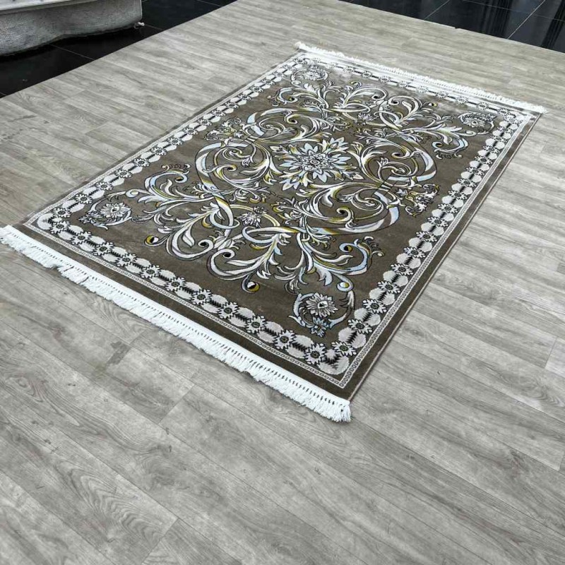 سجاد تركي نقشه فرنسي 100 بني مقاس 400*500