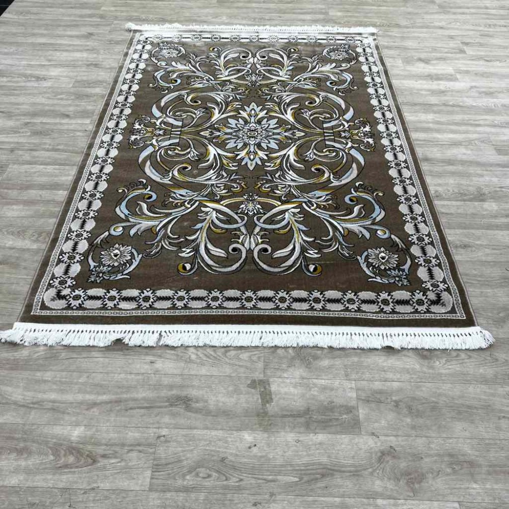 سجاد تركي نقشه فرنسي 100 بني مقاس 400*500