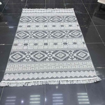 سجاد خيش ماجستيك تركي 08745B رصاصي مقاس 80*150