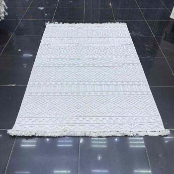 سجاد خيش ماجستيك تركي 08745B كريم كريم مقاس 80*150