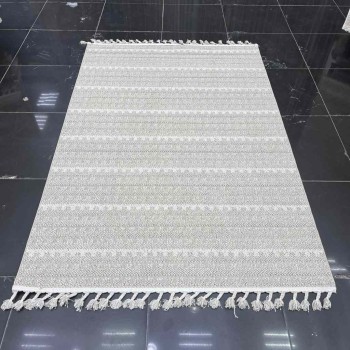 سجاد خيش اغوس تركي 2512 كريم مقاس 300*400