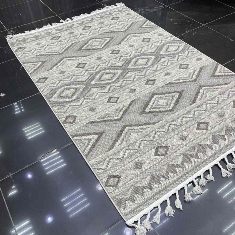 سجاد خيش اغوس تركي 62509 بني مقاس 300*400