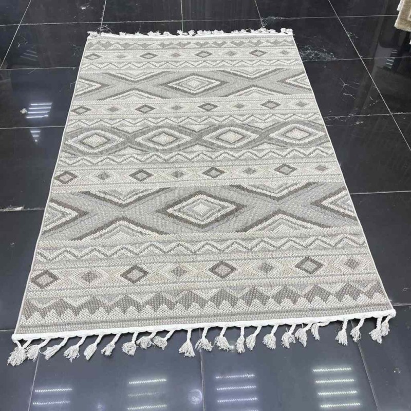 سجاد خيش اغوس تركي 62509 بني مقاس 300*400