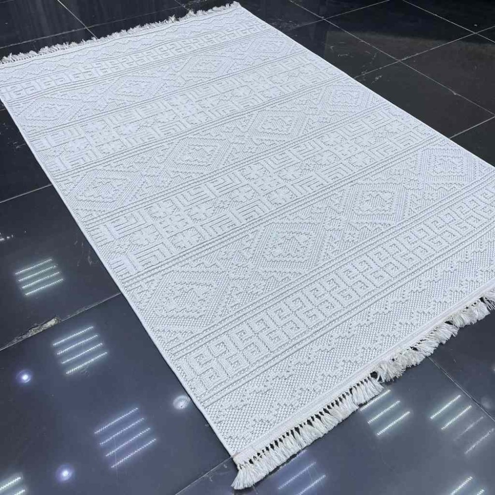 سجاد خيش ماجستيك تركي 09086 كريم كريم مقاس 150*220