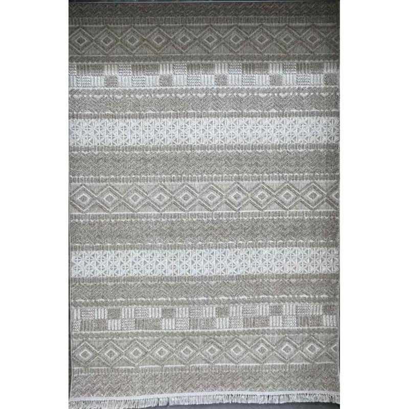 سجاد خيش ماجستيك تركي 08642B كوفي بيج فاتح مقاس 50*80