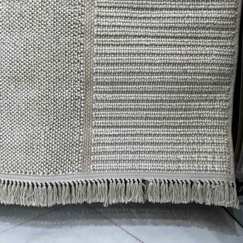 سجاد خيش ماجستيك تركي 08655B بيج غامق مقاس 300*400