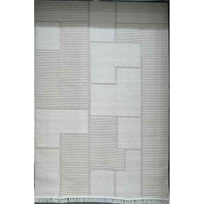 سجاد خيش ماجستيك تركي 08655B ايفوري مقاس 150*220