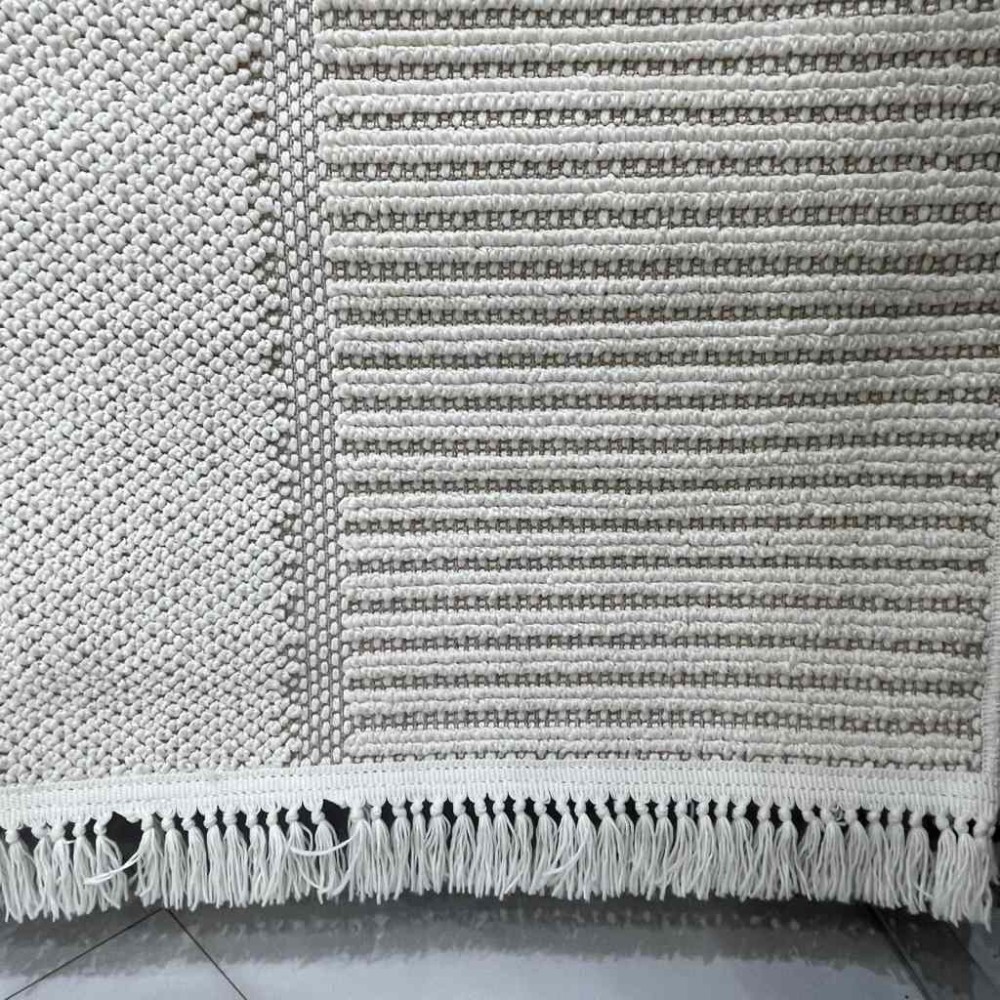 سجاد خيش ماجستيك تركي 08655B ايفوري مقاس 50*80 سجاد خيش ماجستيك تركي 08655B ايفوري مقاس 50*80