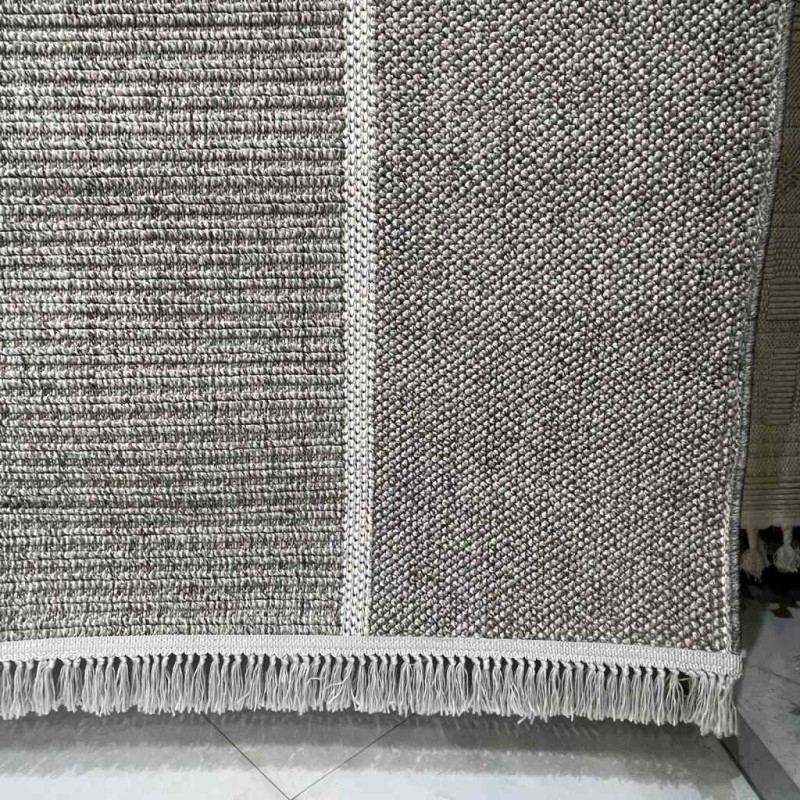 سجاد خيش ماجستيك تركي 08655B رصاصي مقاس 50*80