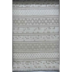 سجاد خيش ماجستيك تركي 08656B بيج غامق مقاس 300*400