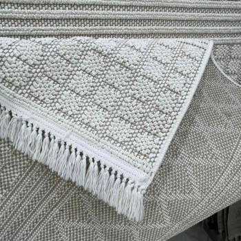 سجاد خيش ماجستيك تركي 08656B ايفوري مقاس 50*80