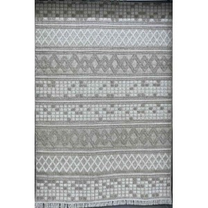 سجاد خيش ماجستيك تركي 08656B كافي بيج فاتح مقاس 150*220