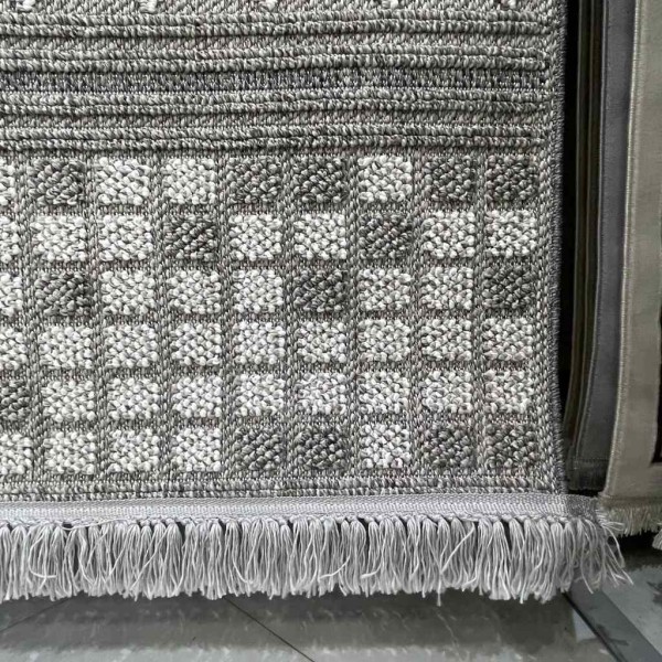 سجاد خيش ماجستيك تركي 08656B رصاصي مقاس 300*400
