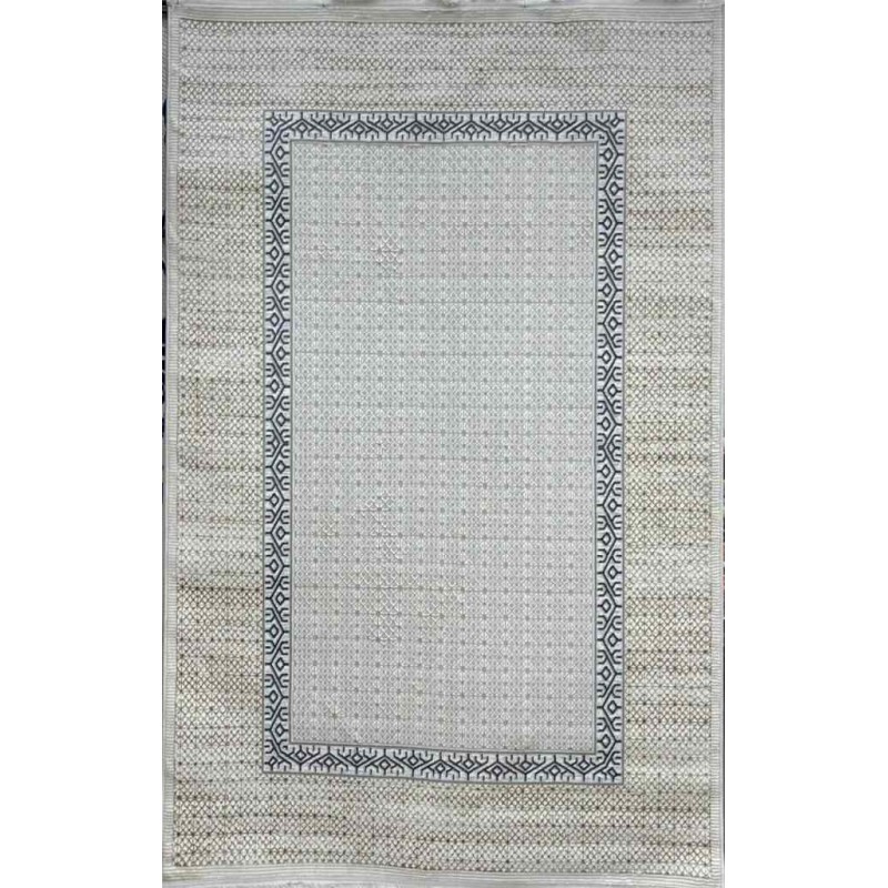 سجاد تركي رانا تركي 1102A كريم ازرق مقاس 100*300