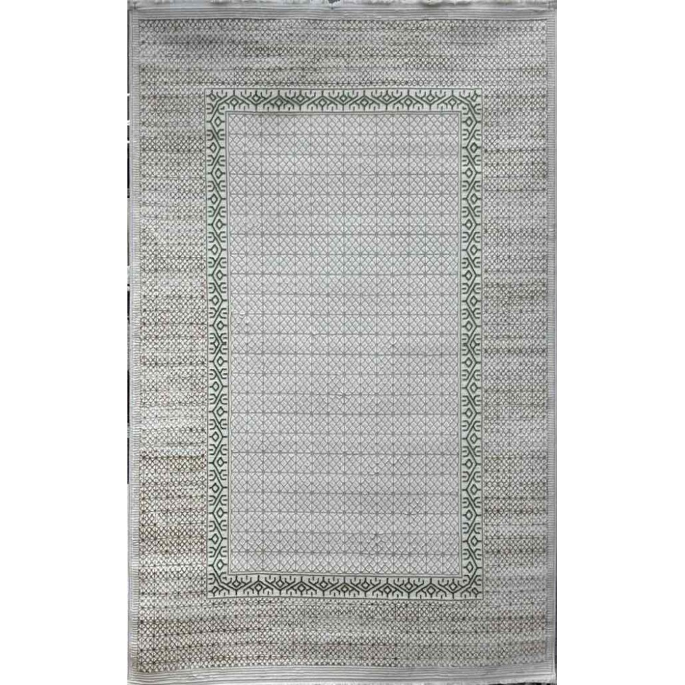 سجاد تركي رانا تركي 1102A كريم اخضر مقاس 200*300