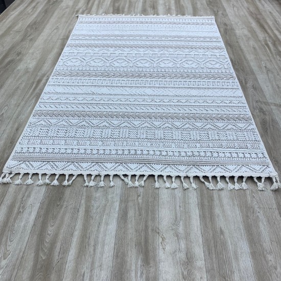 سجاد يونيق تركي OE603A كريم بيج مقاس 150*220