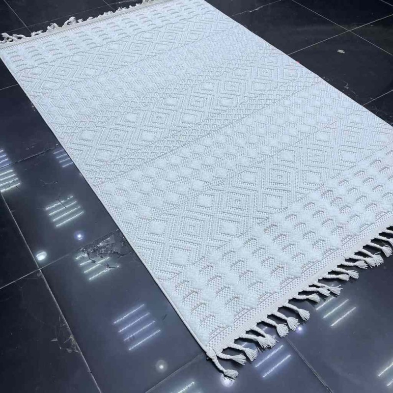 سجاد خيش برسيكتيو تركي OE624A بيج مقاس 80*150 سجاد خيش برسيكتيو تركي OE624A بيج مقاس 80*150
