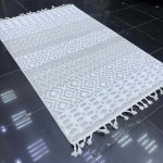 سجاد خيش برسيكتيو تركي OE624A كريم بيج مقاس 80*150 سجاد خيش برسيكتيو تركي OE624A كريم بيج مقاس 80*150