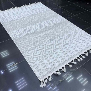 سجاد خيش برسيكتيو تركي OE624A كريم بيج مقاس 80*150 سجاد خيش برسيكتيو تركي OE624A كريم بيج مقاس 80*150