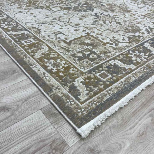سجاد اناقة تركي H029CD بني بيج مقاس 80*150