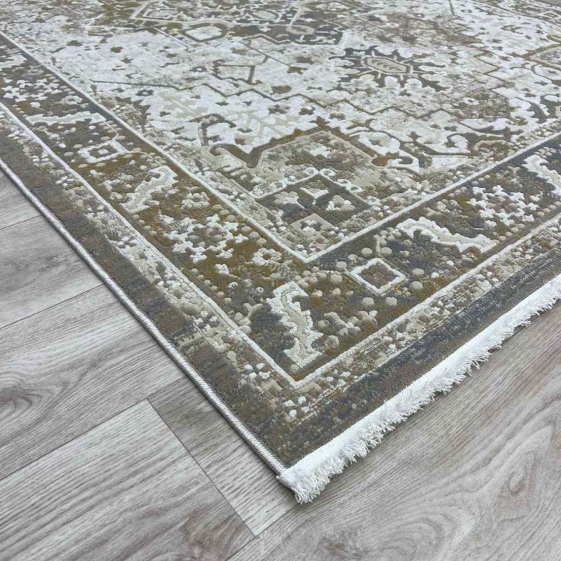 سجاد اناقة تركي H029CD بني بيج مقاس 250*350