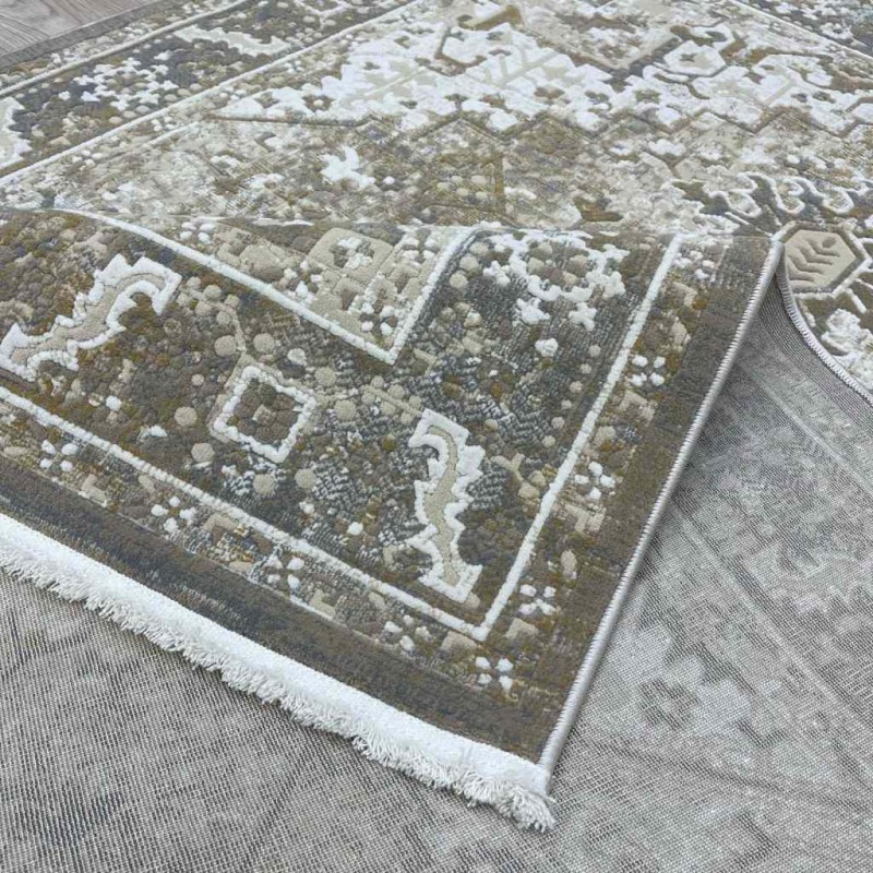 سجاد اناقة تركي H029CD بني بيج مقاس 250*350
