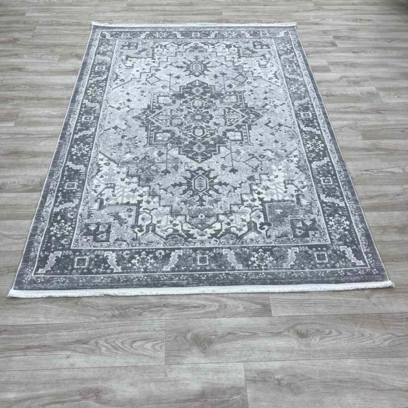 سجاد اناقة تركي H029CD رصاصي بيج مقاس 250*350