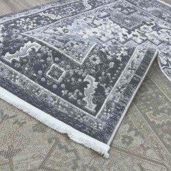 سجاد اناقة تركي H029CD رصاصي بيج مقاس 50*80 سجاد اناقة تركي H029CD رصاصي بيج مقاس 50*80