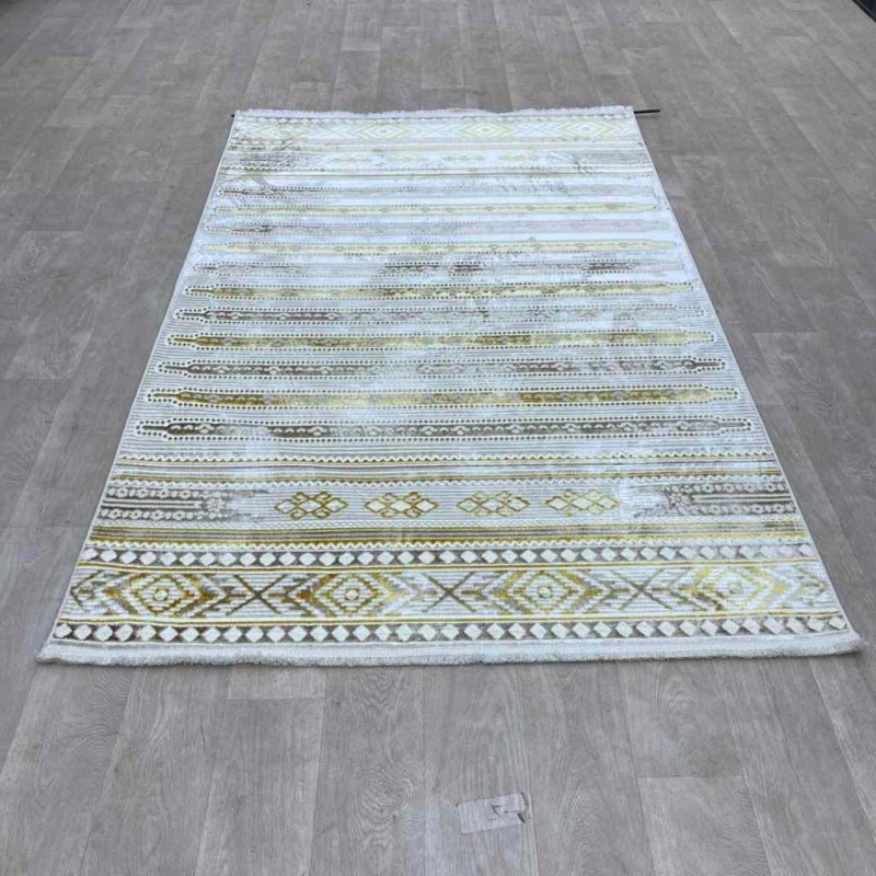 سجاد تركي رانا تركي 1143A  كريم ذهبي مقاس 150*220
