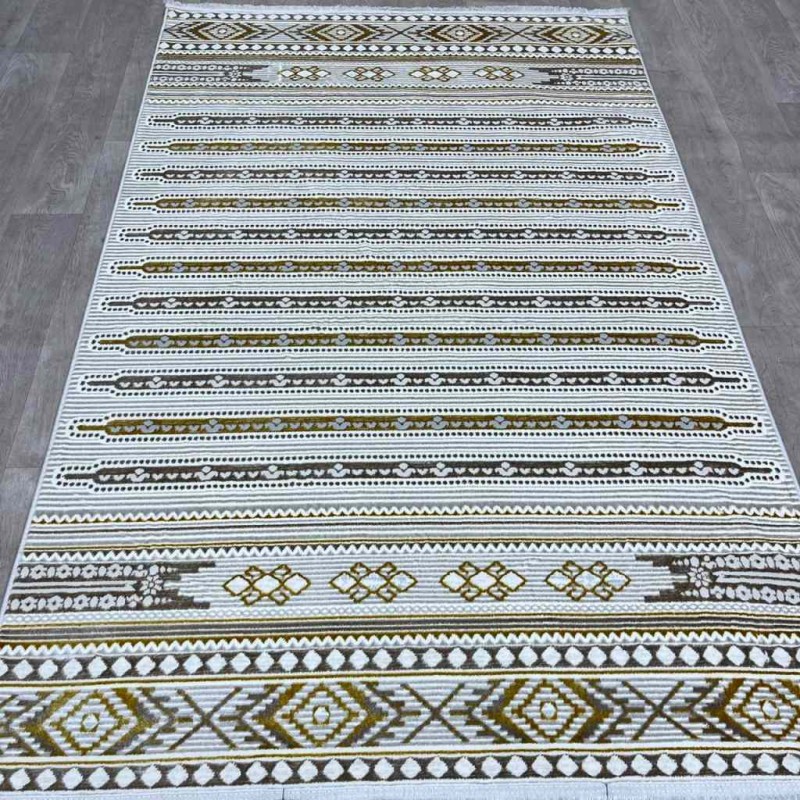 سجاد تركي رانا تركي 1143A  كريم ذهبي مقاس 150*220