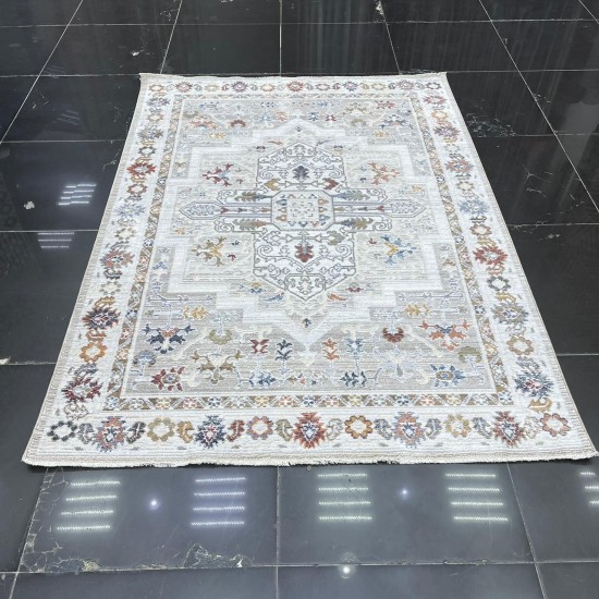 Turkish Bohemian Crystal Carpet DG198A pink Cream Color Size 80*150 Turkish Bohemian Crystal Carpet DG198A pink Cream Color Size 80*150