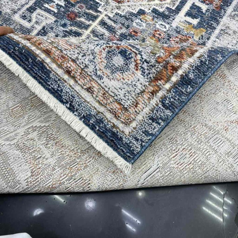 سجاد بوهيمي كريستال تركي OA034A لون ازرق مقاس 80*150 سجاد بوهيمي كريستال تركي OA034A لون ازرق مقاس 80*150