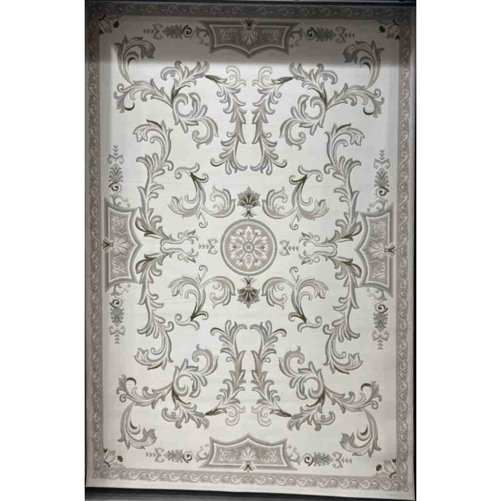 سجاد تركي داليا نقش فرنسي تركي 9769A كريم بيج مقاس 150*220